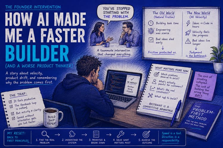How AI Made Me a Faster Builder (And a Worse Product Thinker)